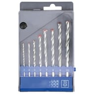 Chromatech 8mèches beton 3à10 mm en coffret plastique