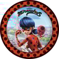 Assiettes lady miraculousq 23cm x8
