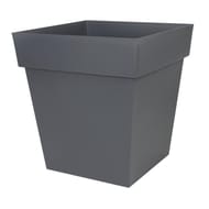 Eda pot carre toscane 50 cm - gris anthracite