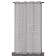 Panneau étamine impression métal 140x240cm gris