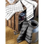 Torchon 50x70 cm aubin noir lot de 3