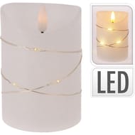 Bougie décorative led blanche