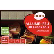 40 cubes bois compressé cora