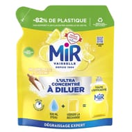 Mir vaisselle ultra concentré à diluer bicarbonate & citron 150ml