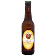 Bière  la rouget de lisle "blanche des plateaux " 33 cl  4.8 % Vol.