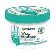 Garnier bodysuperfood crème apaisante 48h aloé vera + magnésium pot 380 ml