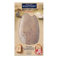 Maison montfort foie gras de canard entier du sud-ouest label rouge sel Guérande lobe 250g