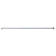 Barre de douche epoxy blanc extensible 85 a 215 cm