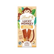 Lindt lucky monkey tablette au chocolat lait céréales 100g