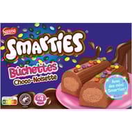 Nestlé 4 bûchettes smarties chocolat noisette 228g