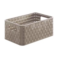Panier de rangement a5 6l taupe country