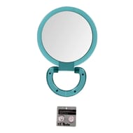 Miroir double face x1x2 avec poignée plastique coloris assortis