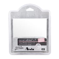 LOT DE 4 MIROIRS CARRES AUTO ADHESIFS 15X15