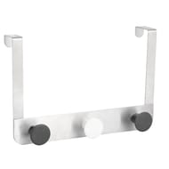 Patère de porte 3 têtes métal