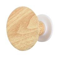 Patère adhésive effet bois petit modèle