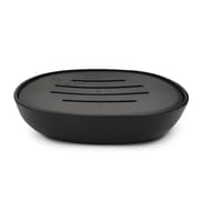 Porte savon plastique noir