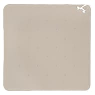 Tapis fond de douche uni caoutchouc 53x53 cm col assortis