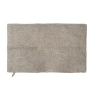 Tapis coton uni roule 45x75 dove