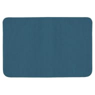 Tapis microfibres uni 45x75 bleu lagon