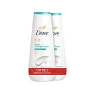 Dove crème douche hypo-allergénique sans parfum 400mlx2