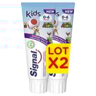 Signal kids dentifrice 0-6 ans super mario 2x75ml