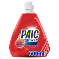 Paic excel 2 liquide vaisselle brillance 500ml