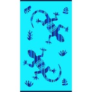 Drap de plage velours jacquard 90x160cm 400g/m lezardo