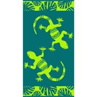 Drap de plage velours jacquard 90x170cm 400g/m opal