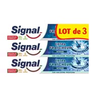Signal dentifrice extra fraîcheur intense lot de 3 x 75 ml