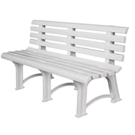 Banc 3 places atena  Polypropylene 150 x 51 x h 73 cm Blanc