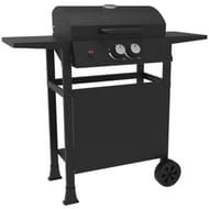 Bbq gaz 2 bruleurs Noir