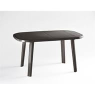 Table résine Salomone 135 cm anthracite