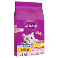 Whiskas croquettes pour chat stérilisé au poulet 1,75kg