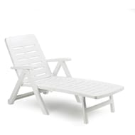 Ipae progarden bain de soleil Smeraldo blanc empilable