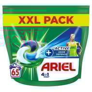 Ariel 4in1 pods lessive +active odor defense x 65 capsules 1.534kg