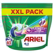 Ariel 4in1 pods lessive +extra color protection x 65 capsules 1.638kg