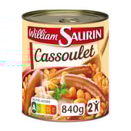 William saurin cassoulet mitonné - plat cuisiné 840g