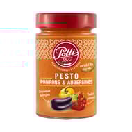 Polli Sauce pesto poivrons et aubergines 190g