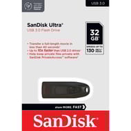 Sandisk clé usb 3.0 sandisk ultra 32gb 130mb/s SDCZ48-032G-U46