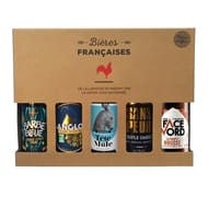Coffret 5 bières françaises 5x33cl 7.20%vol
