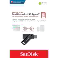 Clé usb 3.1/type-c sandisk ultra dual drive go 32gb 150mb/s SDDDC3-032G-G46
