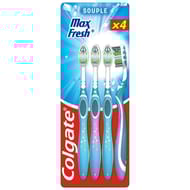 Colgate max fresh brosse à dents souple x4