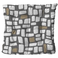 Assise fauteuil matelas "block & pierre" 46x46x9 cm