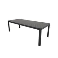 Table ext. 2 allonges alu 180/240/300 x 100 x h75cm