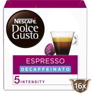 Nescafé  dolce gusto espresso crema déca x16 88g