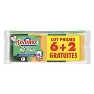 Spontex éponges re-belle 6+2 gratuites
