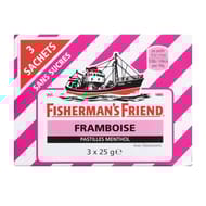 Fisherman's friends framboise sans sucres x3 75g