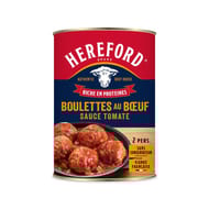 Hereford boulettes au boeuf sauce tomate 400g