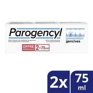 Parogencyle dentifrice prévention gencives lot 2x75ml