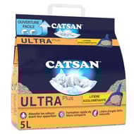 Catsan litière pour chat minérale agglomérante 5l